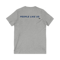 PEOPLE LIKE US Unisex Jersey Short Sleeve V-Neck Tee