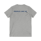 PEOPLE LIKE US Unisex Jersey Short Sleeve V-Neck Tee